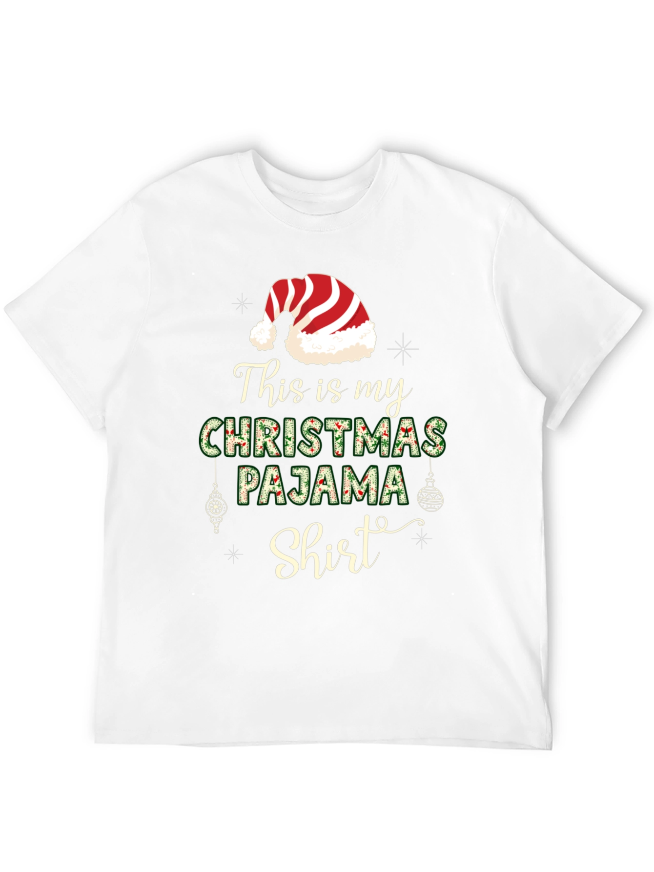 Christmas Pajama Shirt - Holiday Tee