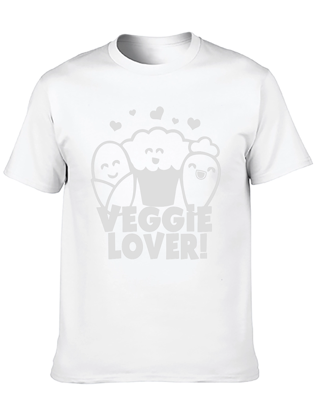 Veggie Lover Graphic T-Shirt - Black