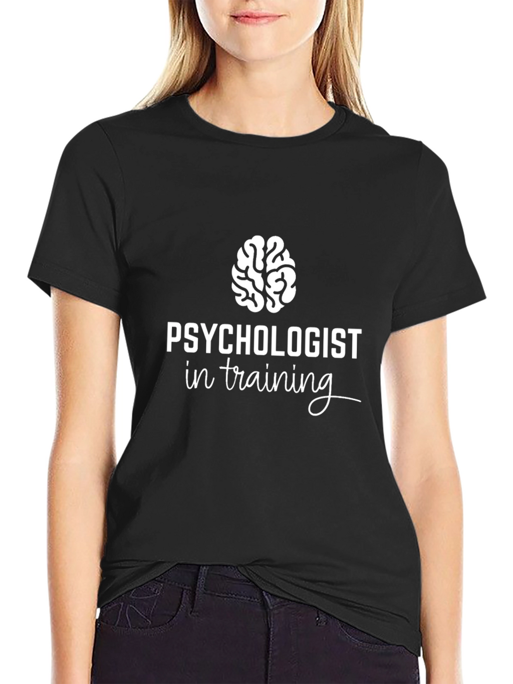 Psychologist In Training Graphic Tee - Black