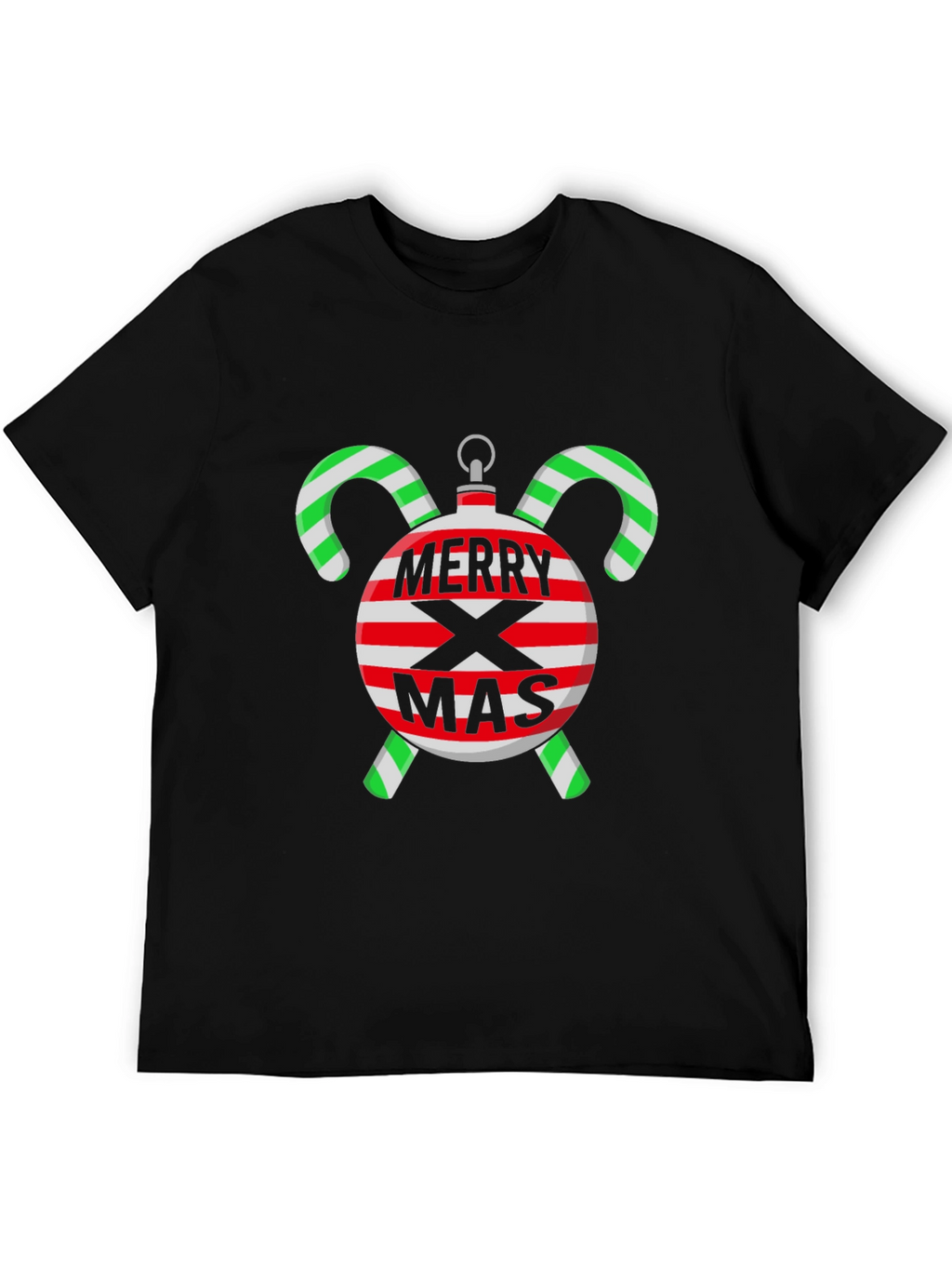 Festive Merry X-Mas Ornament T-Shirt