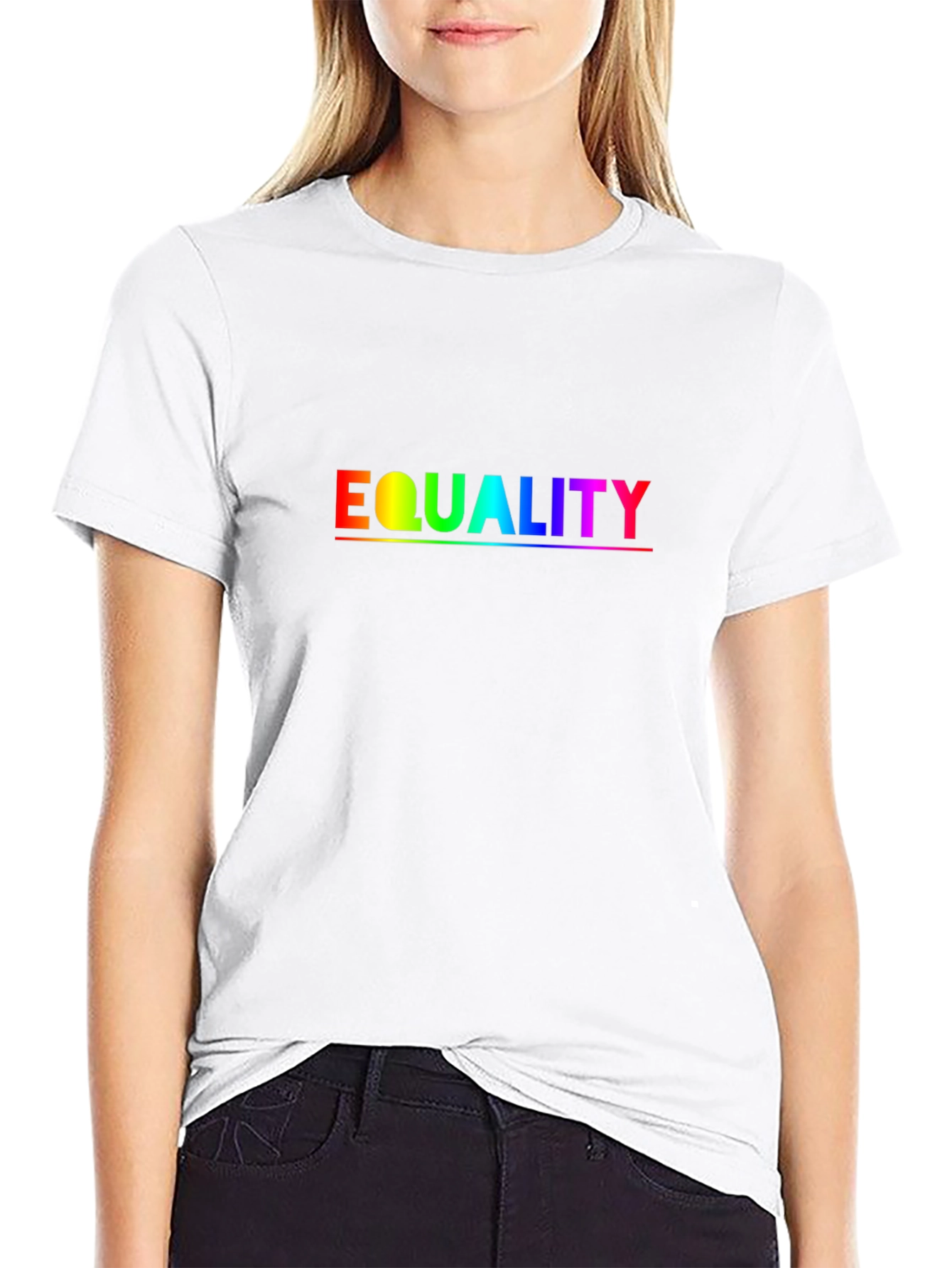 Equality Rainbow Graphic T-Shirt - Pride Month