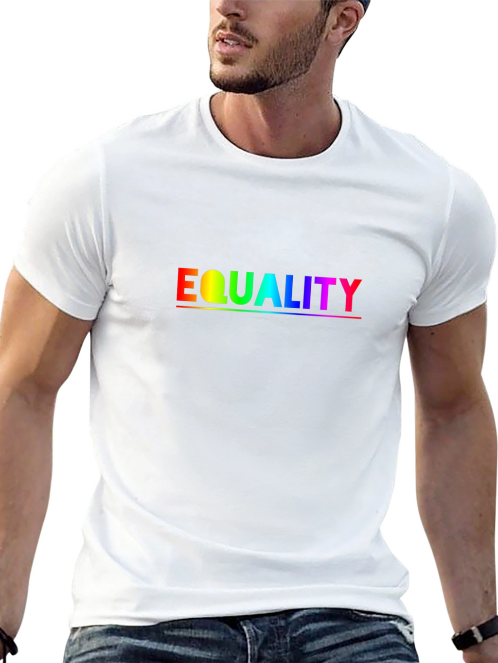 Equality Rainbow Graphic T-Shirt - Pride Month