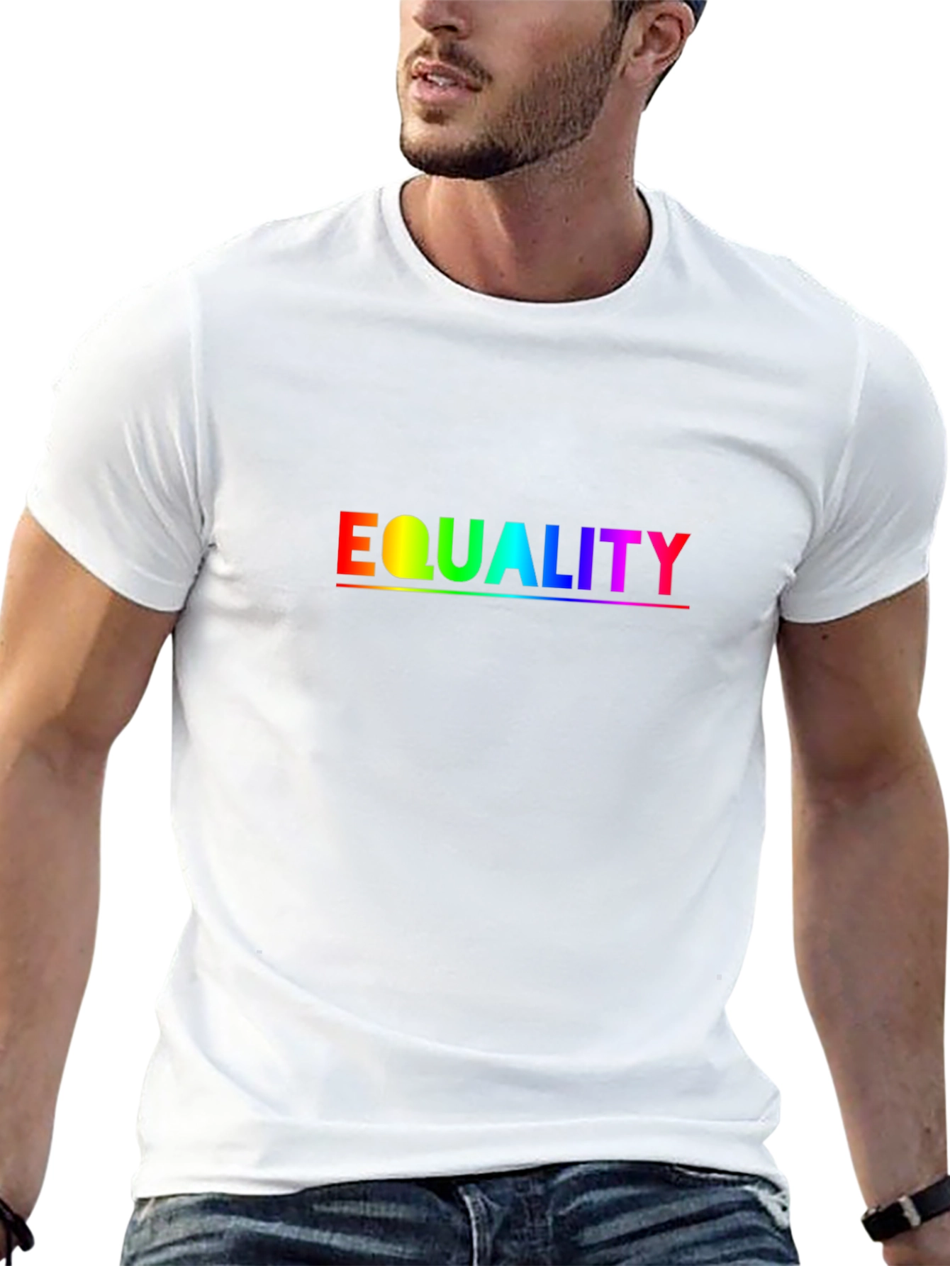 Equality Rainbow Graphic T-Shirt - Pride Month