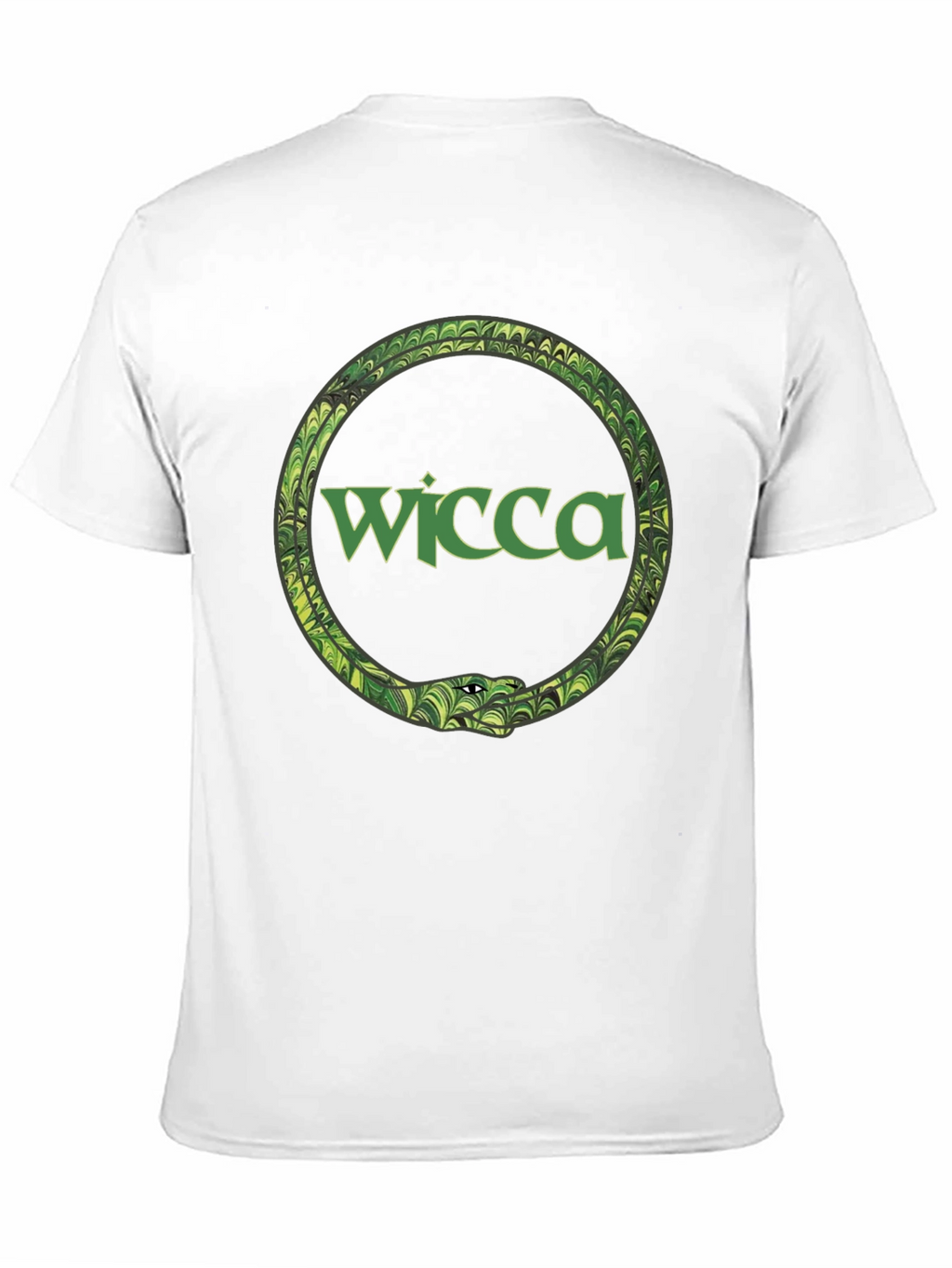 Wicca Serpent Ouroboros Black T-Shirt