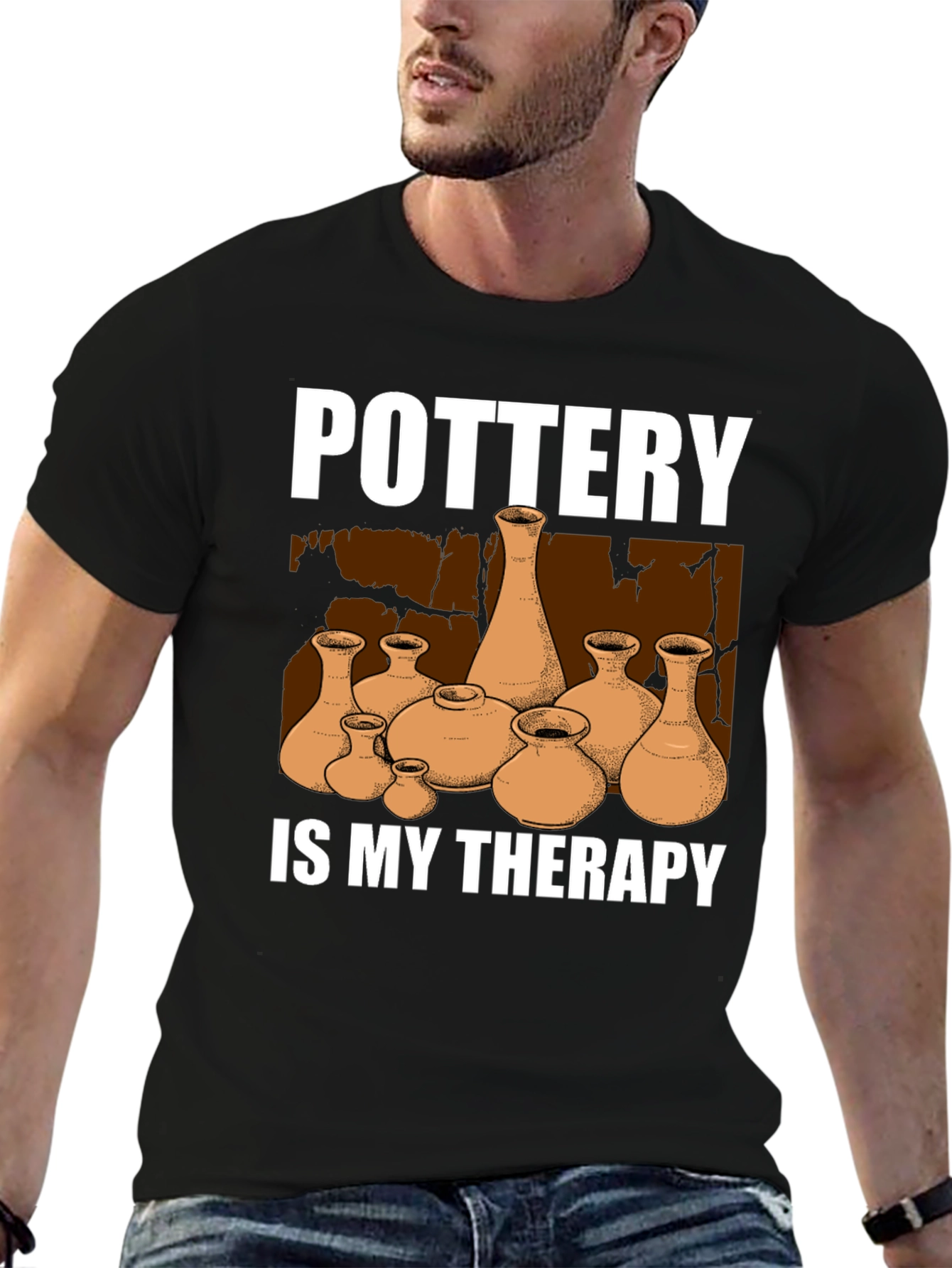 Pottery is My Therapy T-Shirt Unique Design