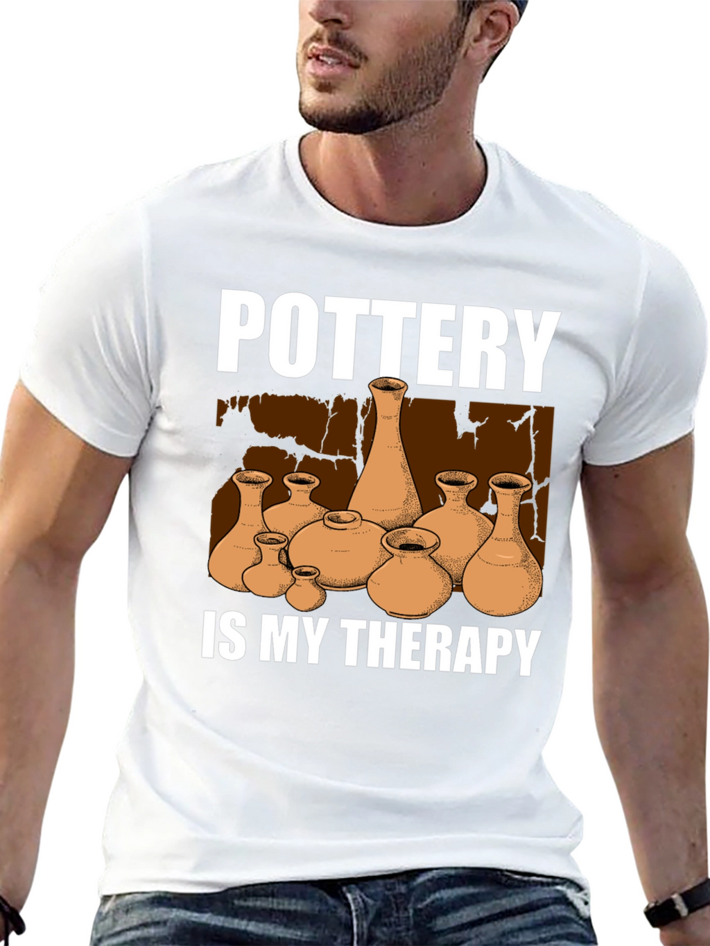 Pottery is My Therapy T-Shirt Unique Design