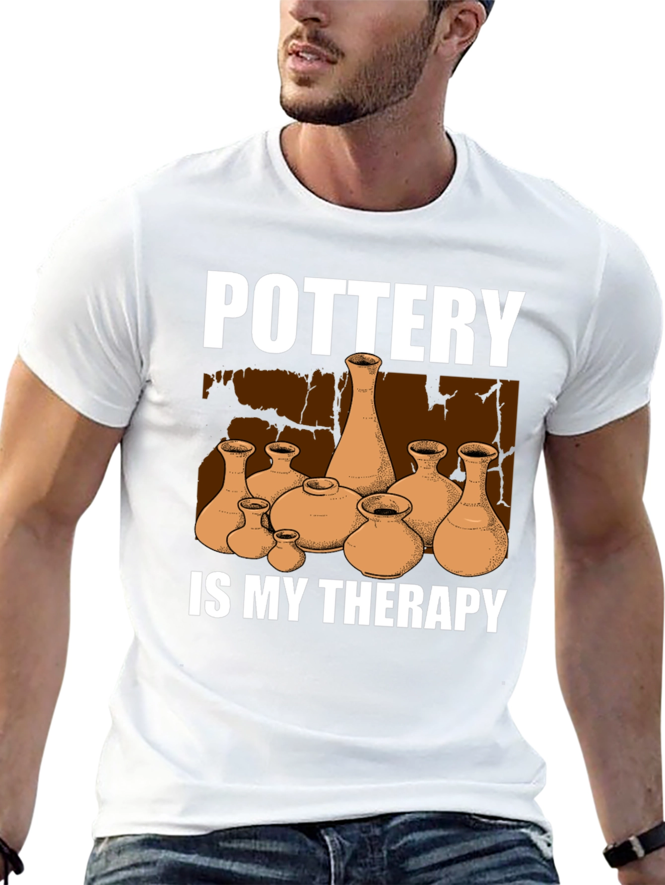 Pottery is My Therapy T-Shirt Unique Design
