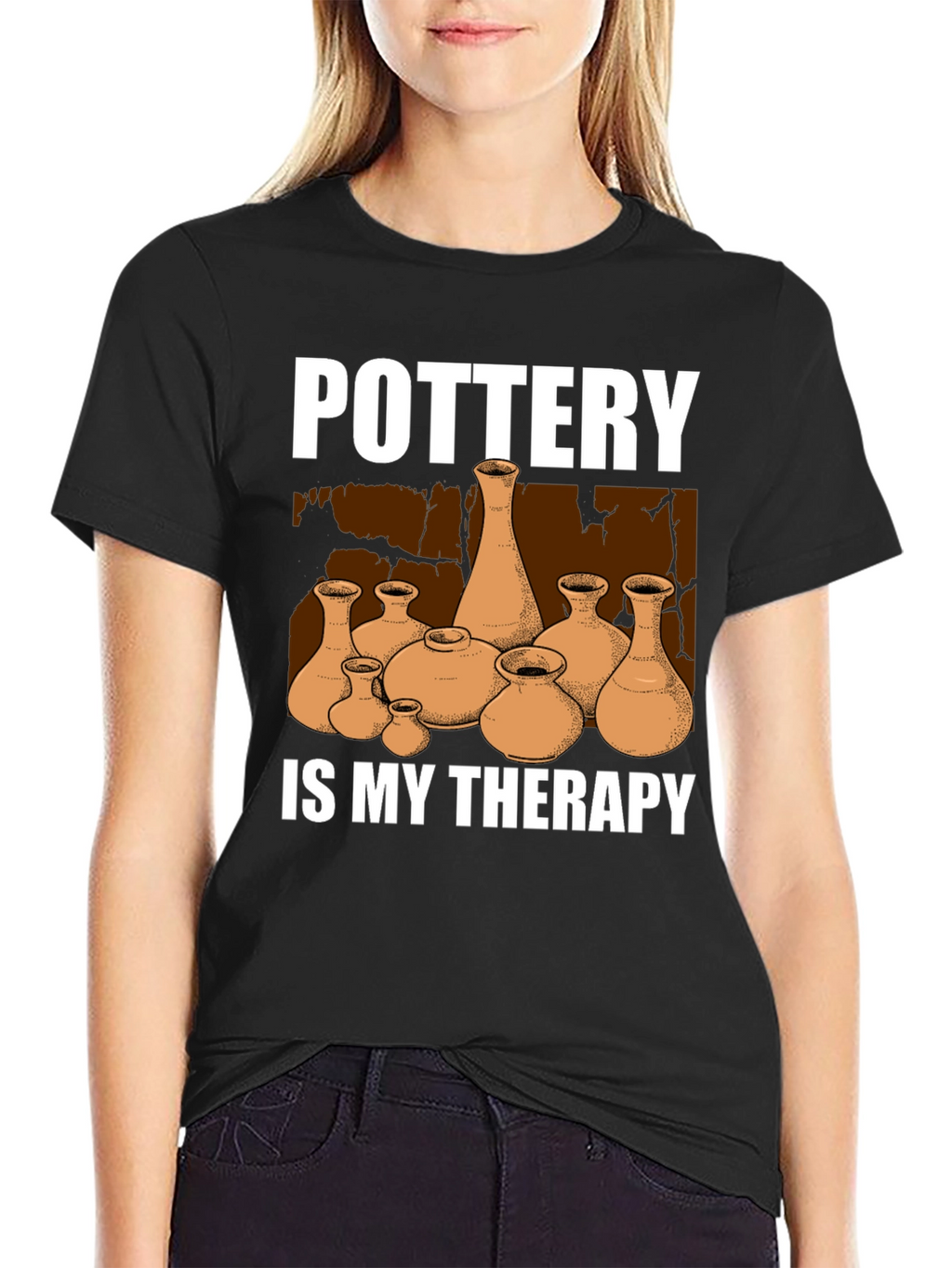 Pottery is My Therapy T-Shirt Unique Design