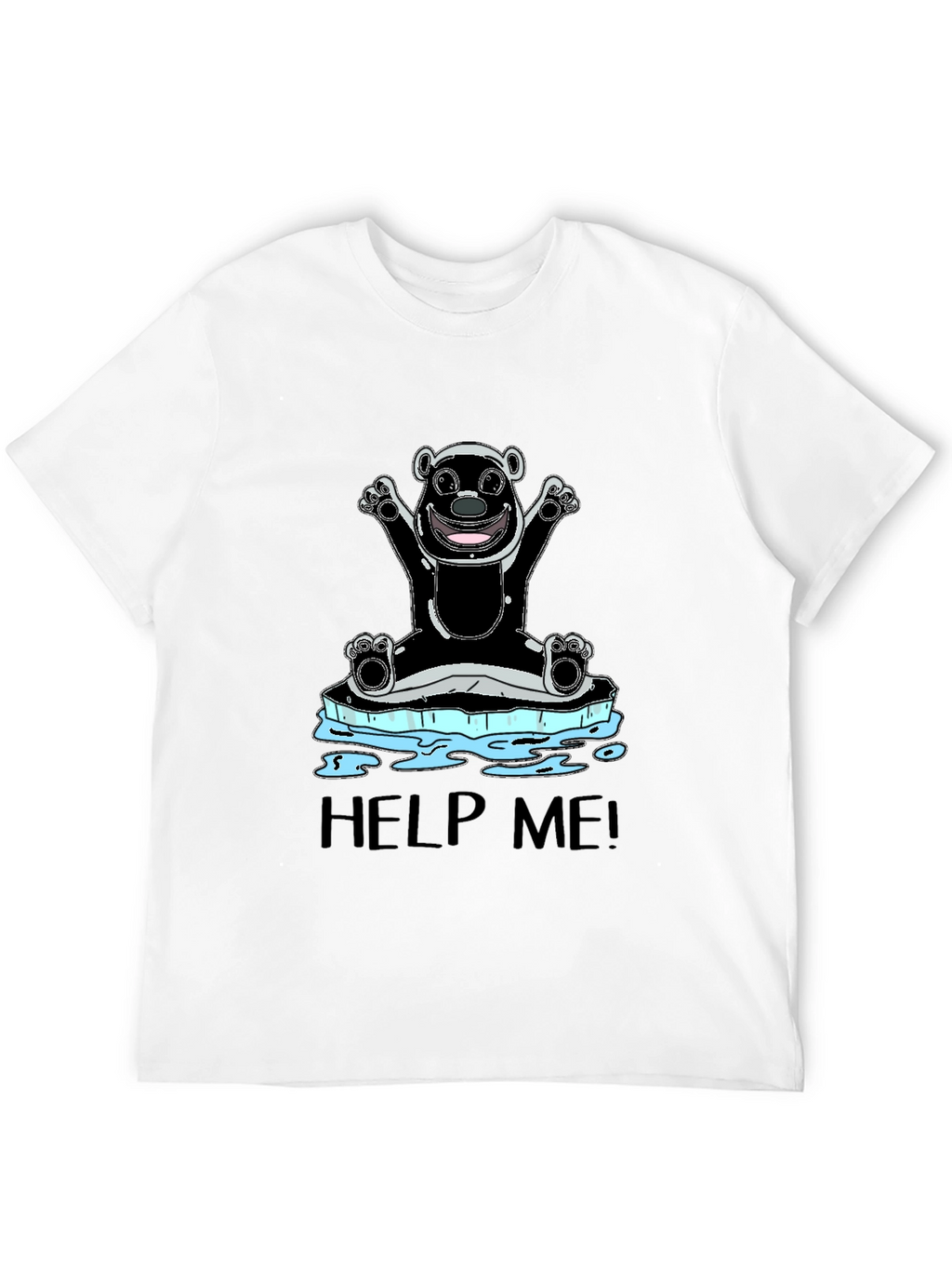 Help Me Polar Bear Graphic Tee