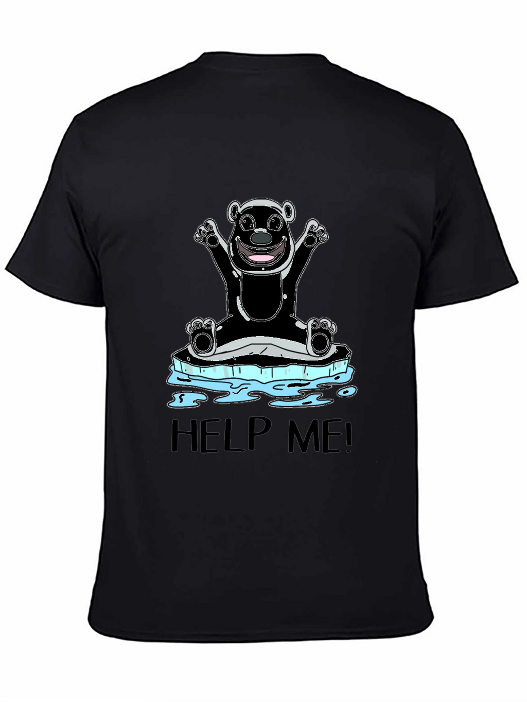 Help Me Polar Bear Graphic Tee