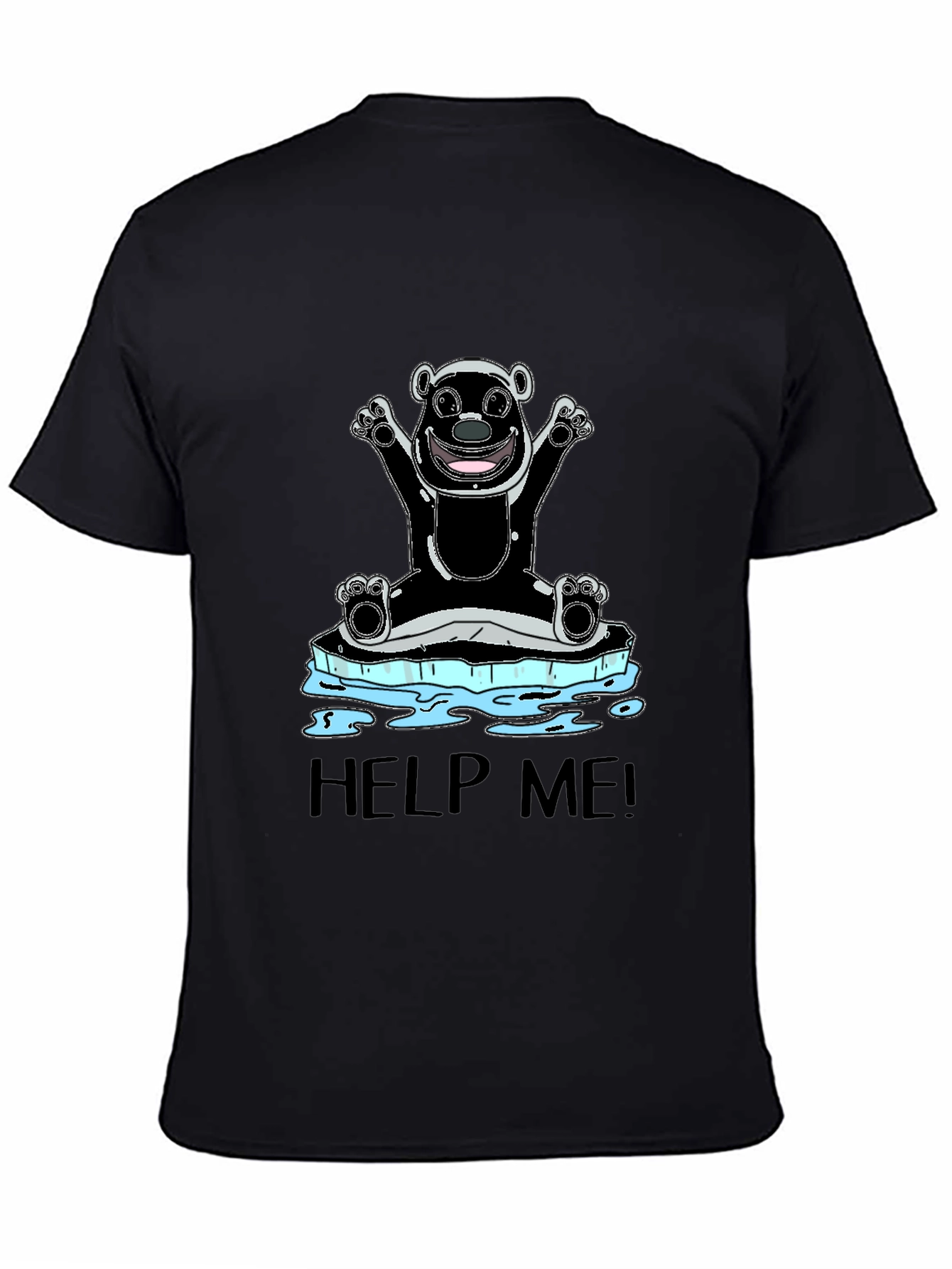 Help Me Polar Bear Graphic Tee