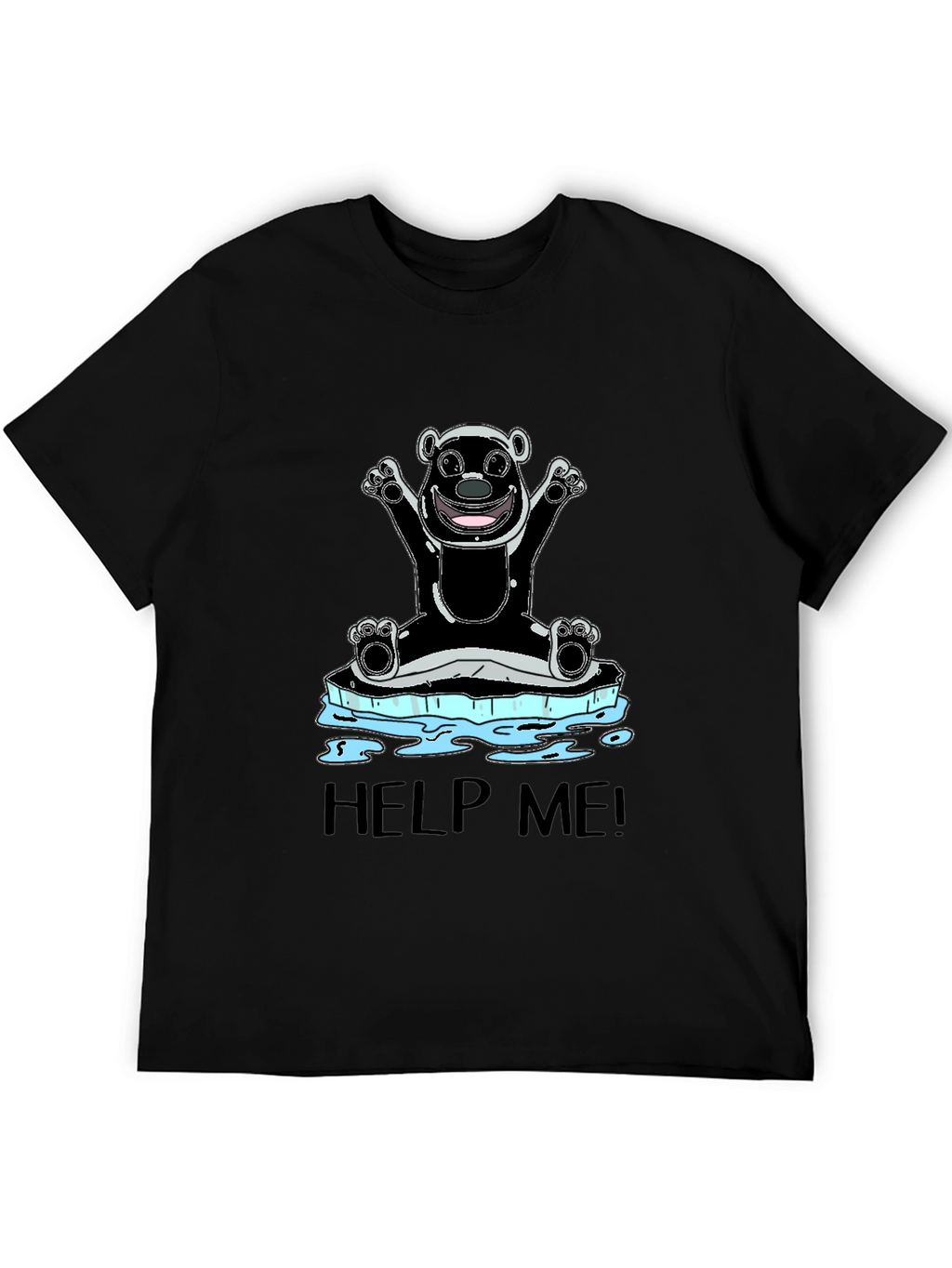 Help Me Polar Bear Graphic Tee