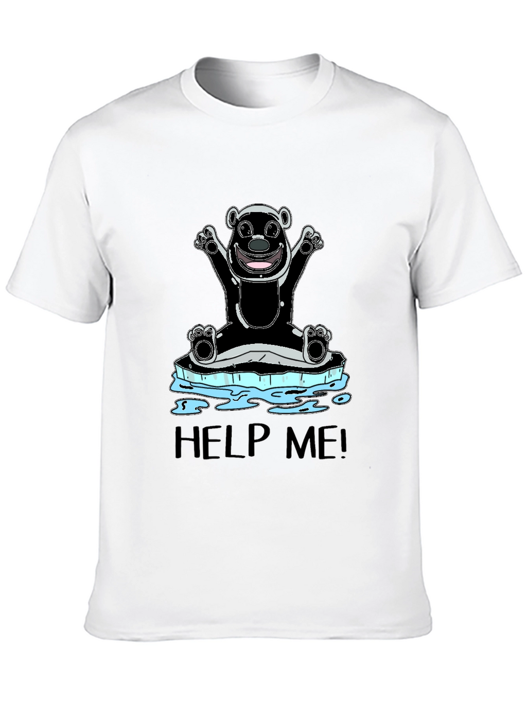 Help Me Polar Bear Graphic Tee