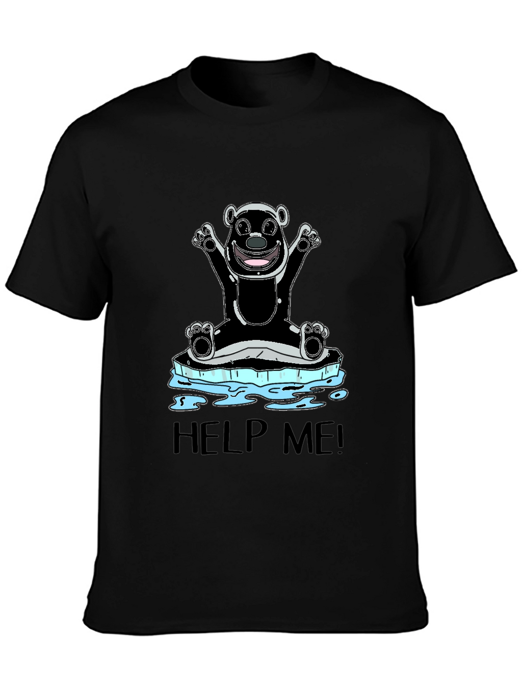 Help Me Polar Bear Graphic Tee