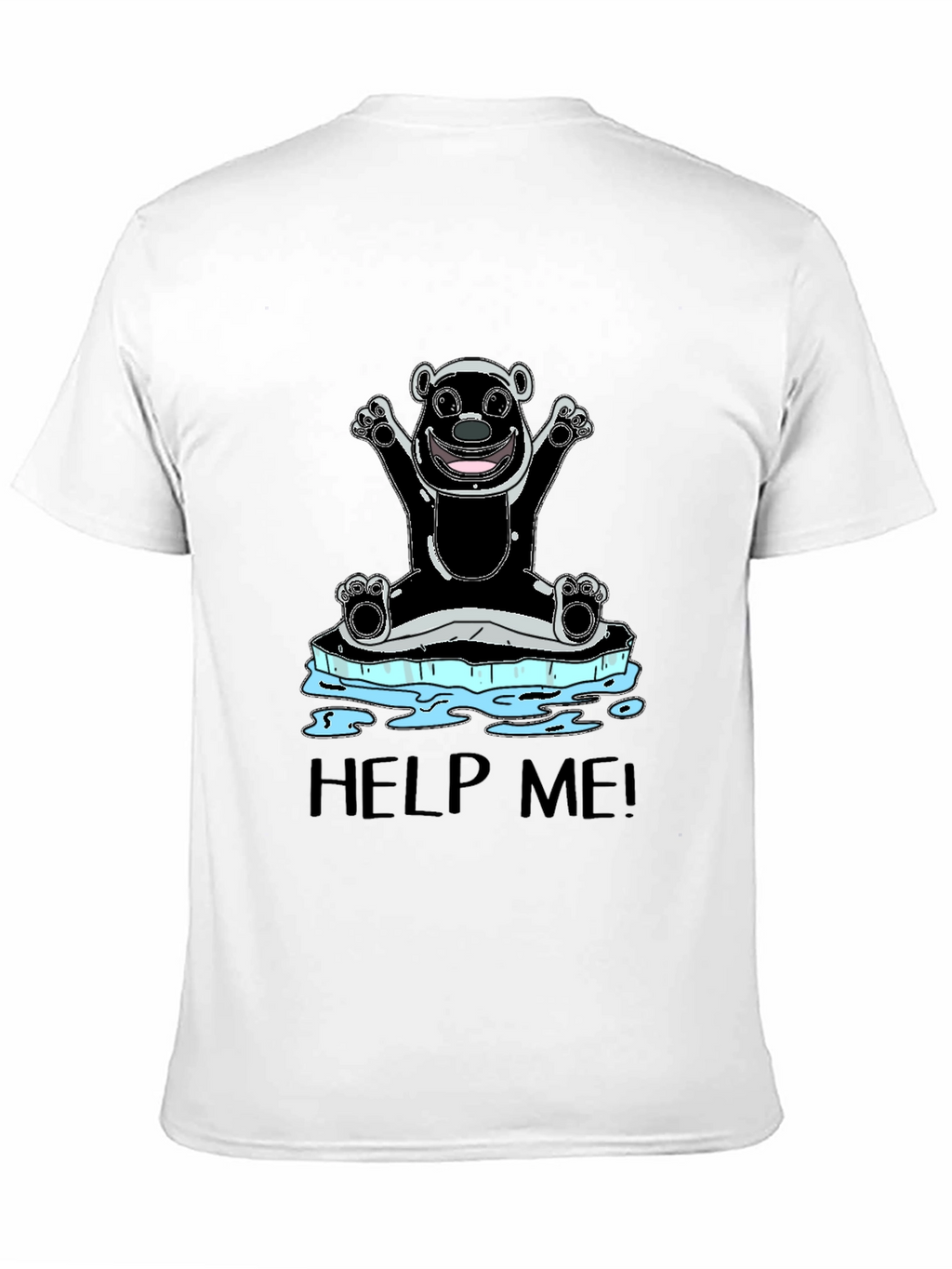 Help Me Polar Bear Graphic Tee