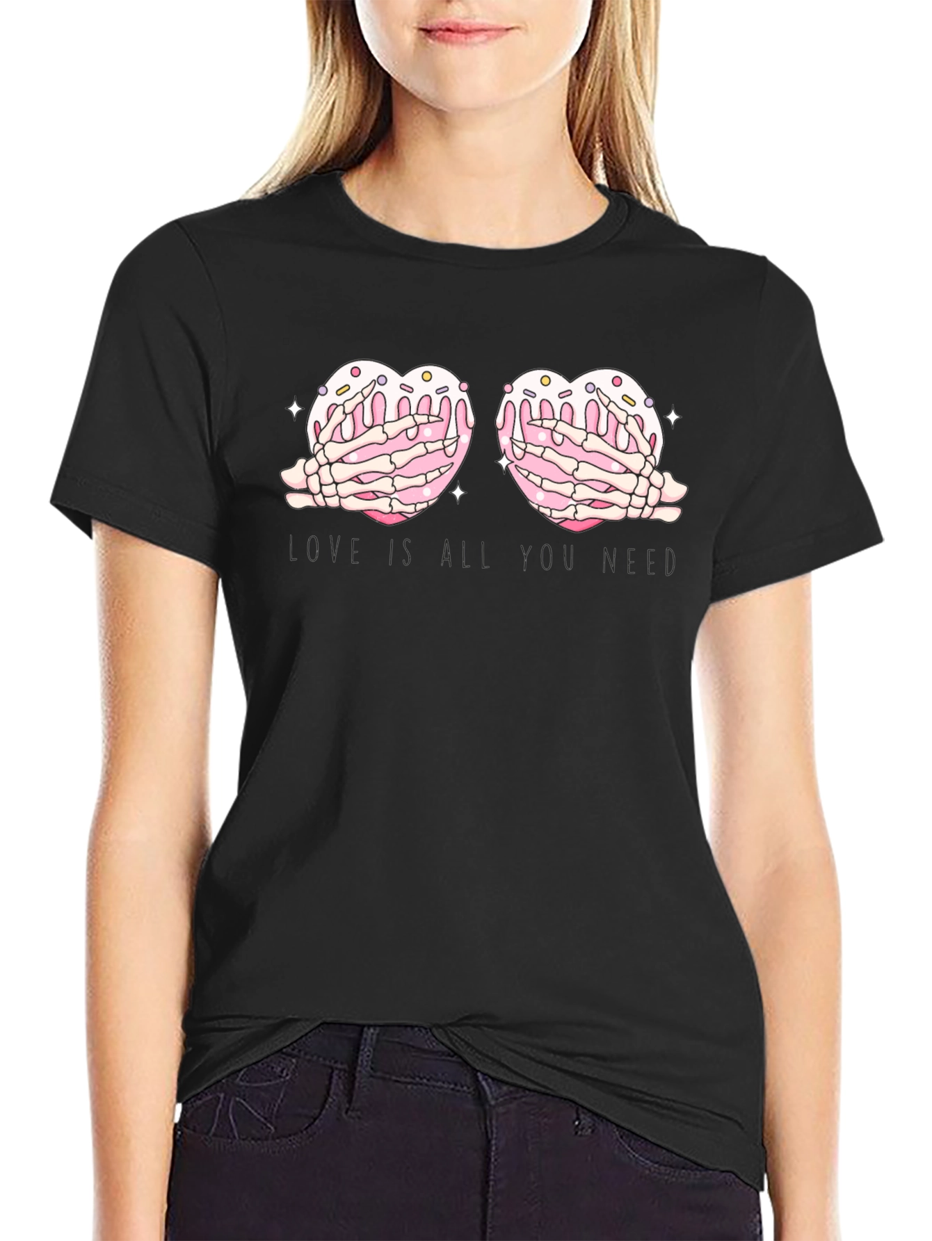 Love is All You Need Donut Heart T-Shirt