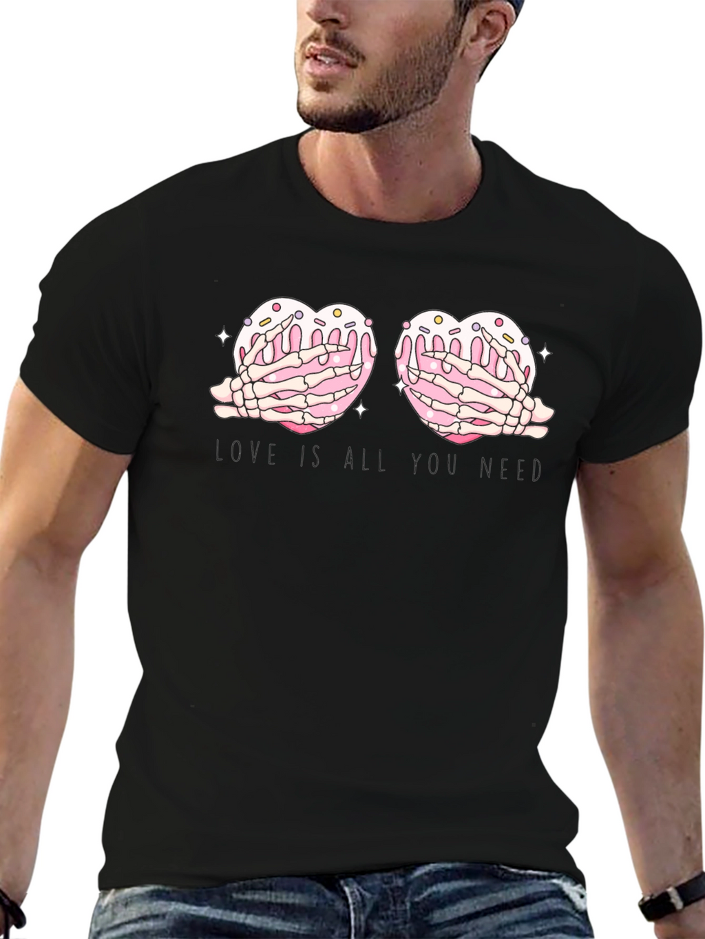 Love is All You Need Donut Heart T-Shirt