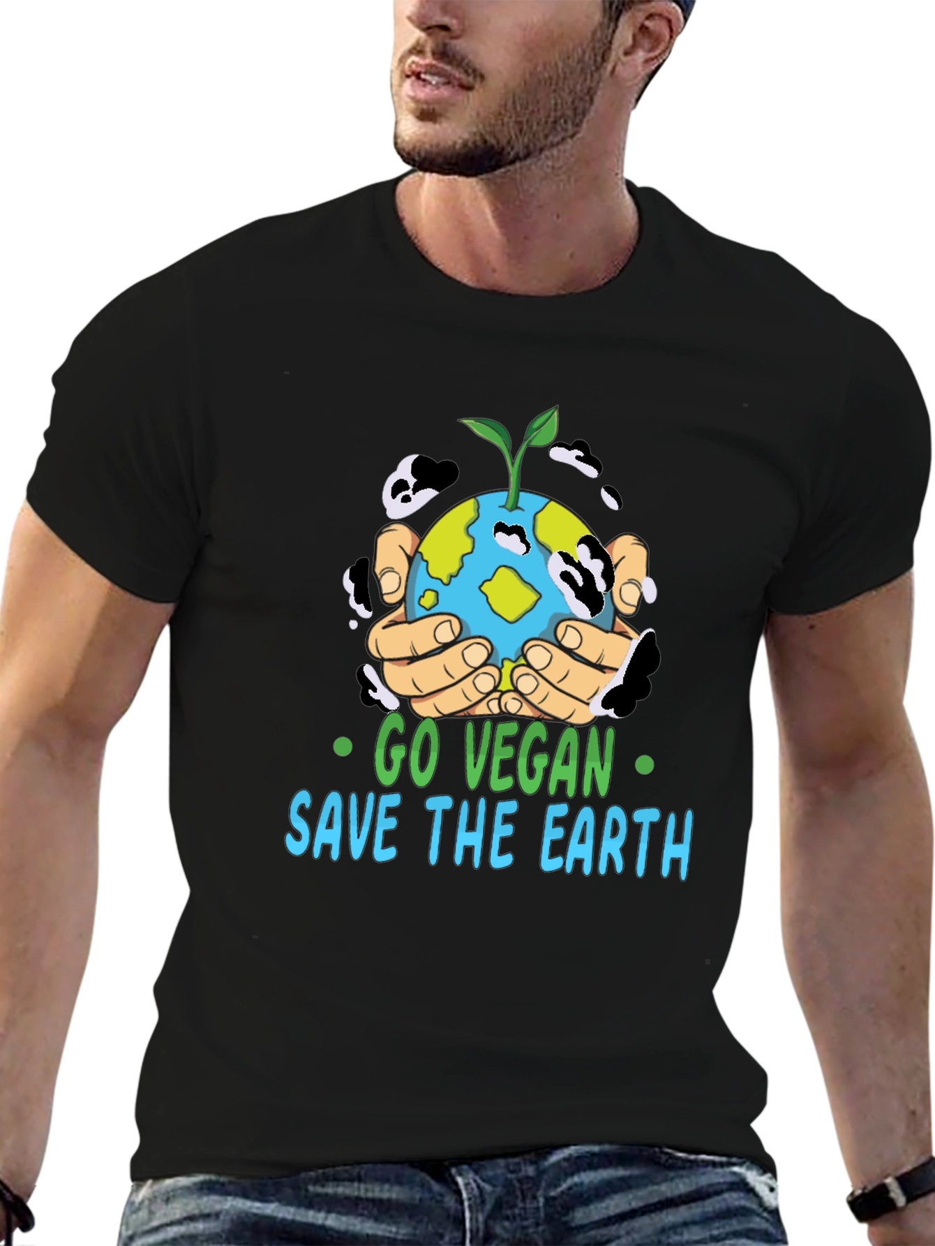 Go Vegan Save The Earth T-Shirt