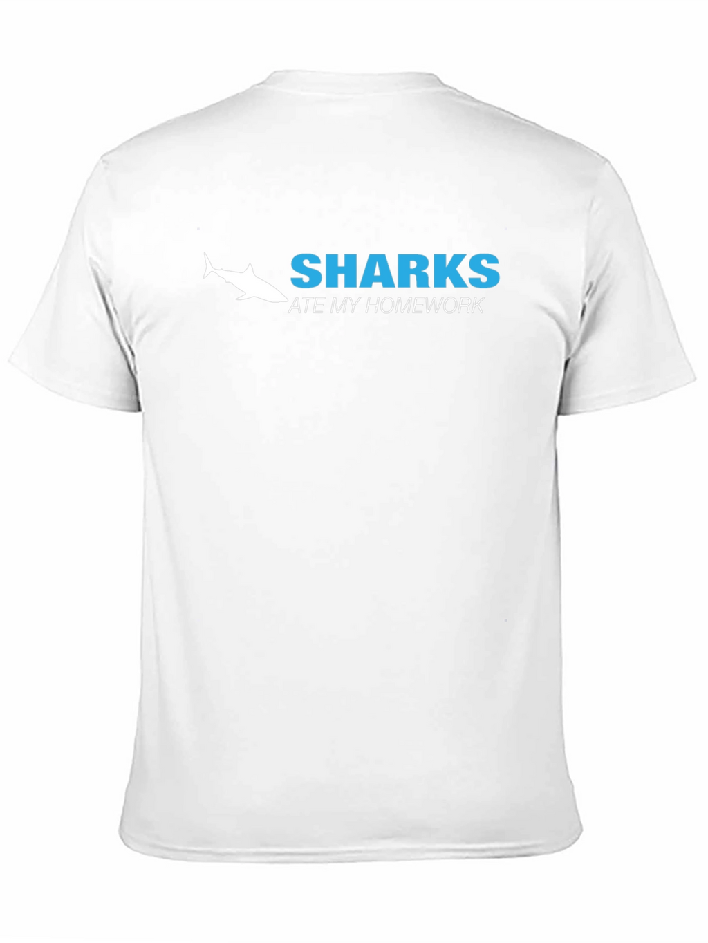 Sharks Ate My Homework Funny T-Shirt