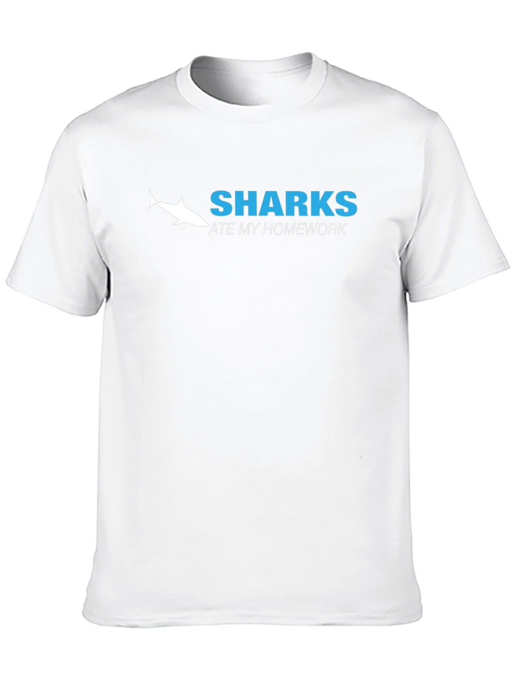 Sharks Ate My Homework Funny T-Shirt