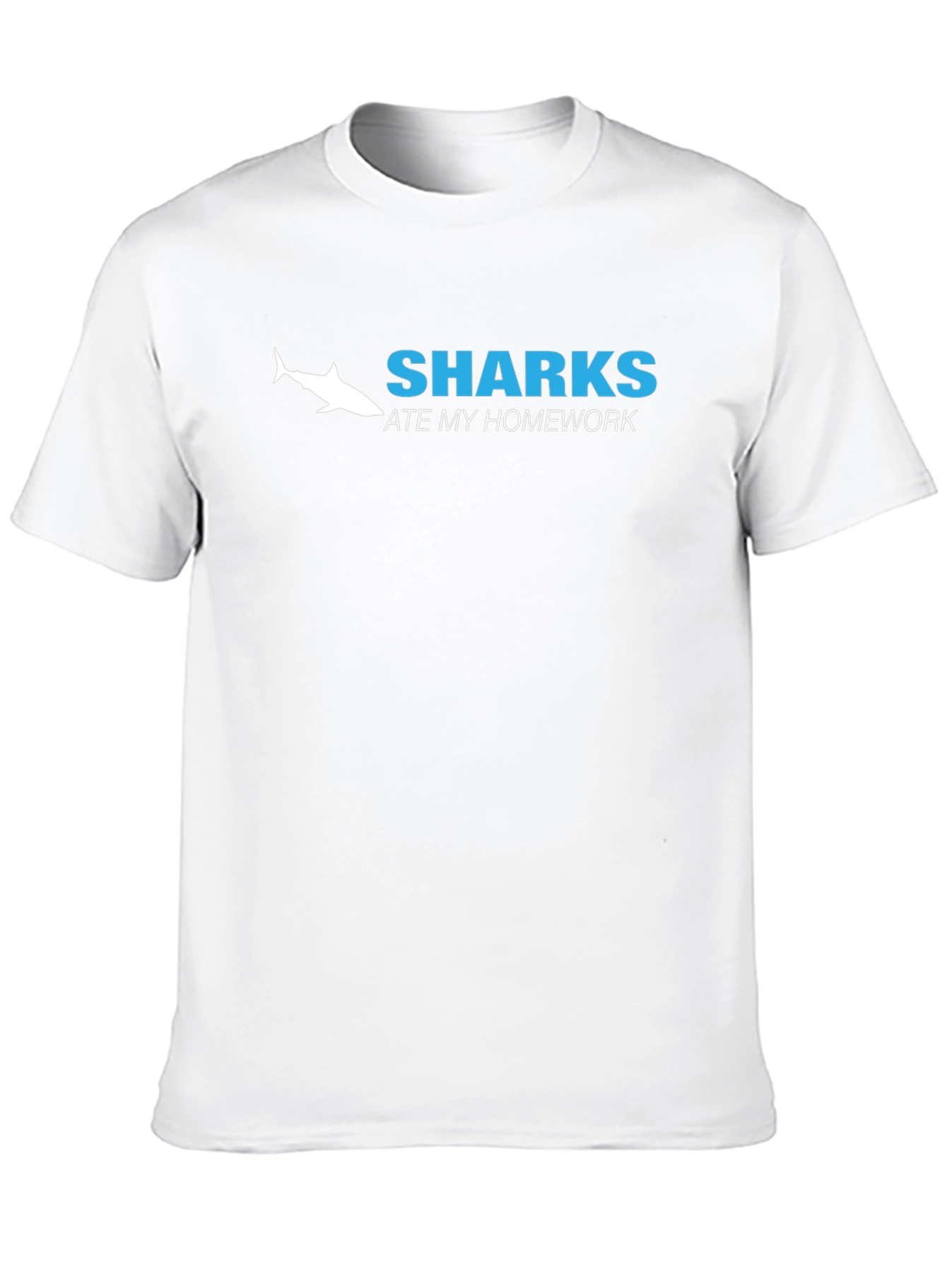Sharks Ate My Homework Funny T-Shirt