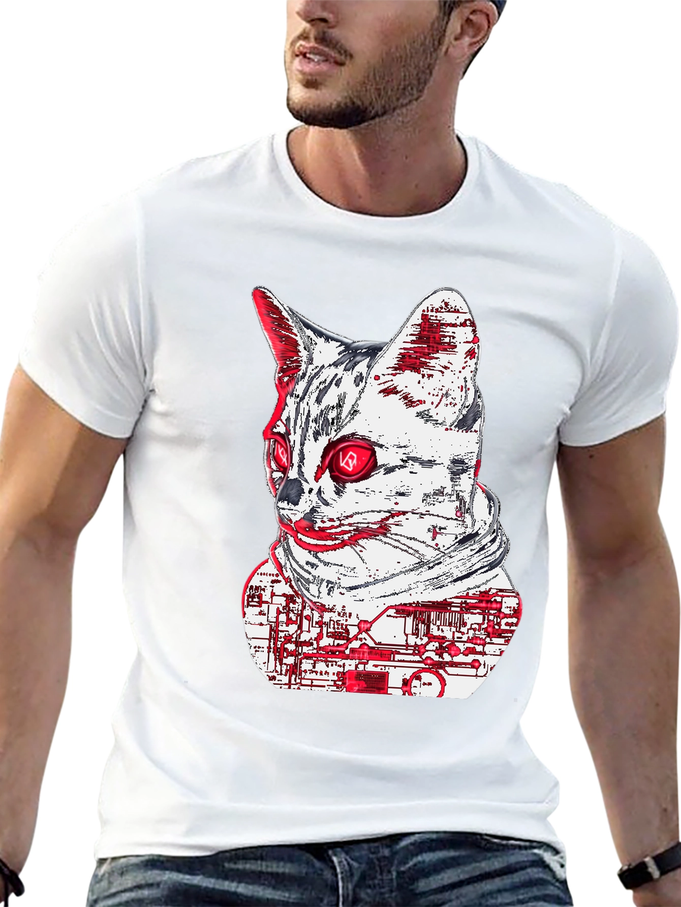 Cyberpunk Cat T-Shirt