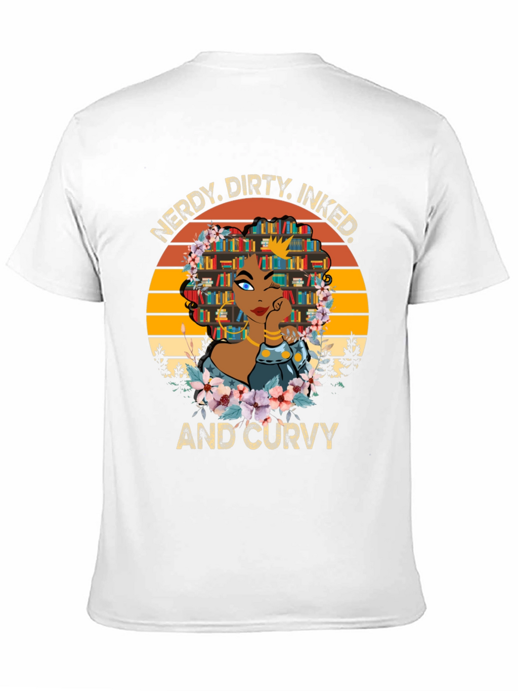 Nerdy Dirty Inked Curvy Graphic Tee