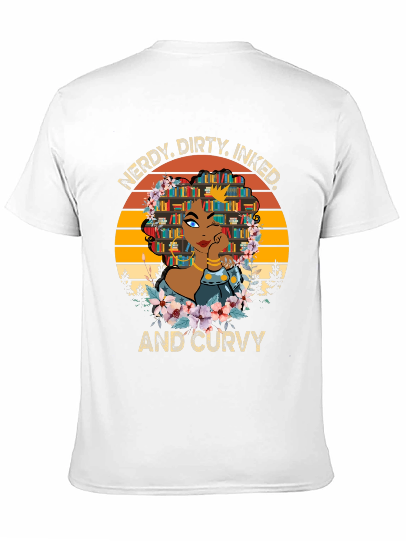 Nerdy Dirty Inked Curvy Graphic Tee