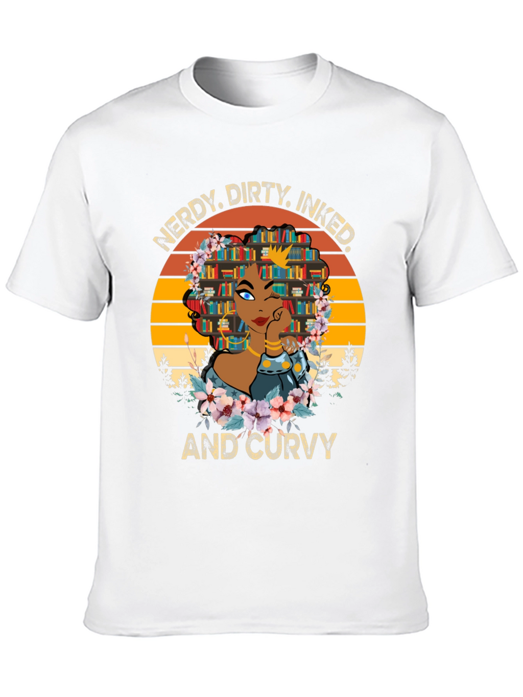 Nerdy Dirty Inked Curvy Graphic Tee