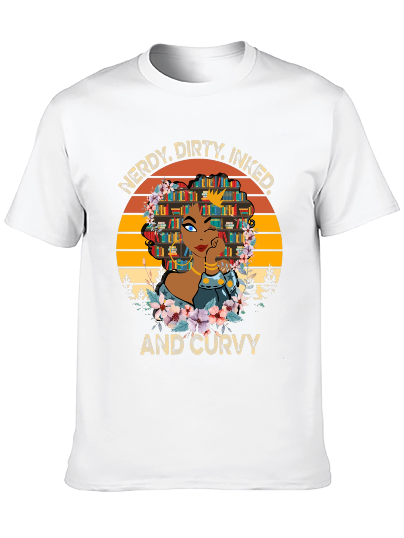 Nerdy Dirty Inked Curvy Graphic Tee