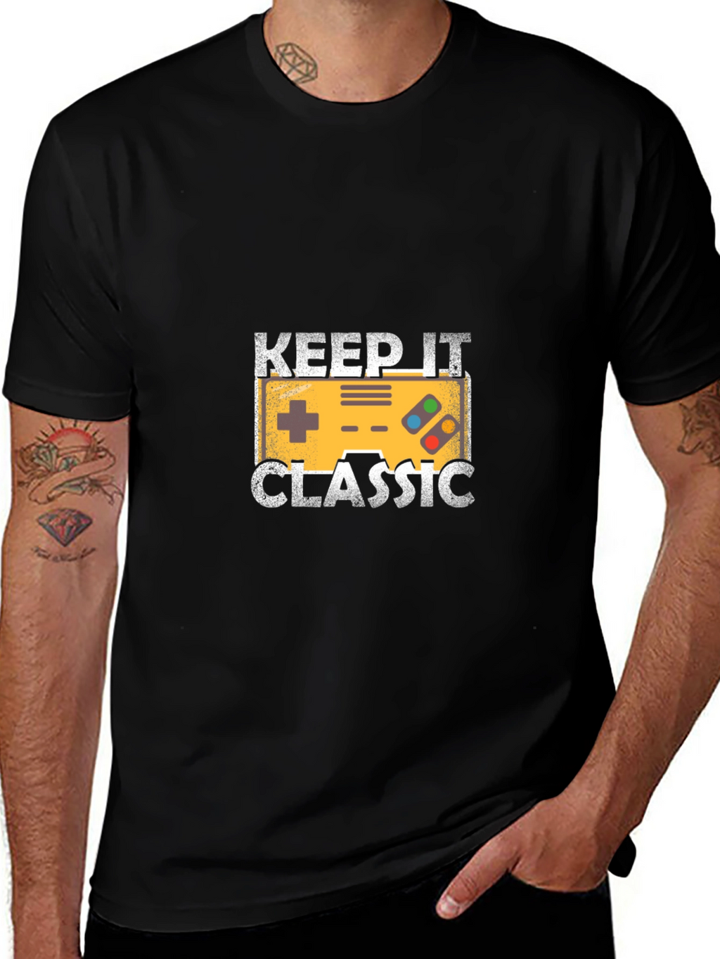 Keep It Classic T-Shirt - Retro Gaming Style