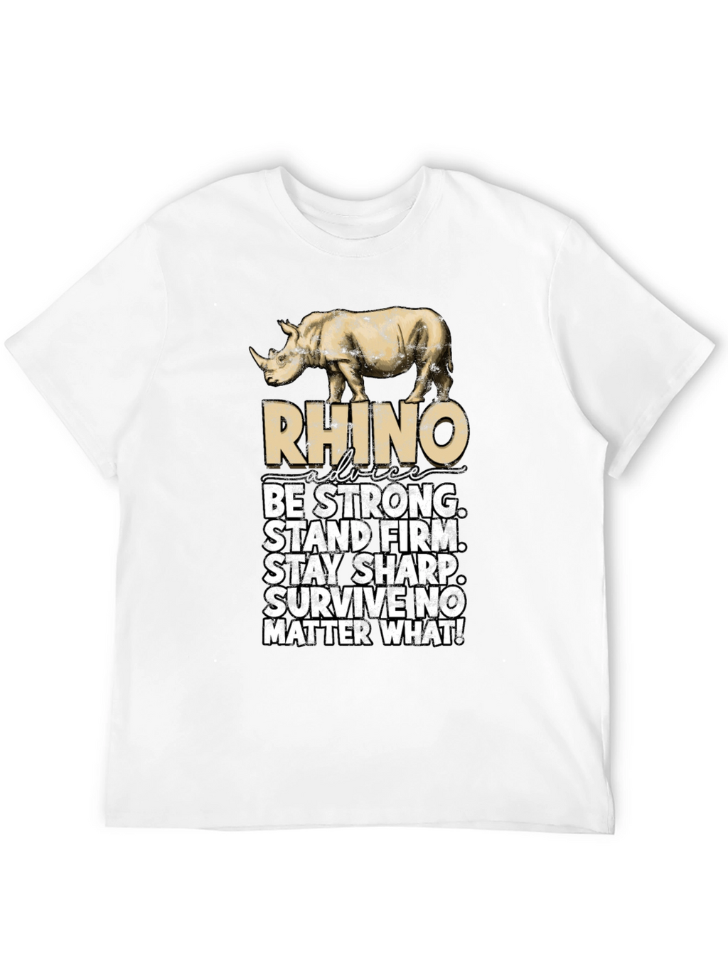 Rhino Advice Graphic T-Shirt