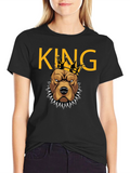 King Pitbull Crown Graphic T-Shirt