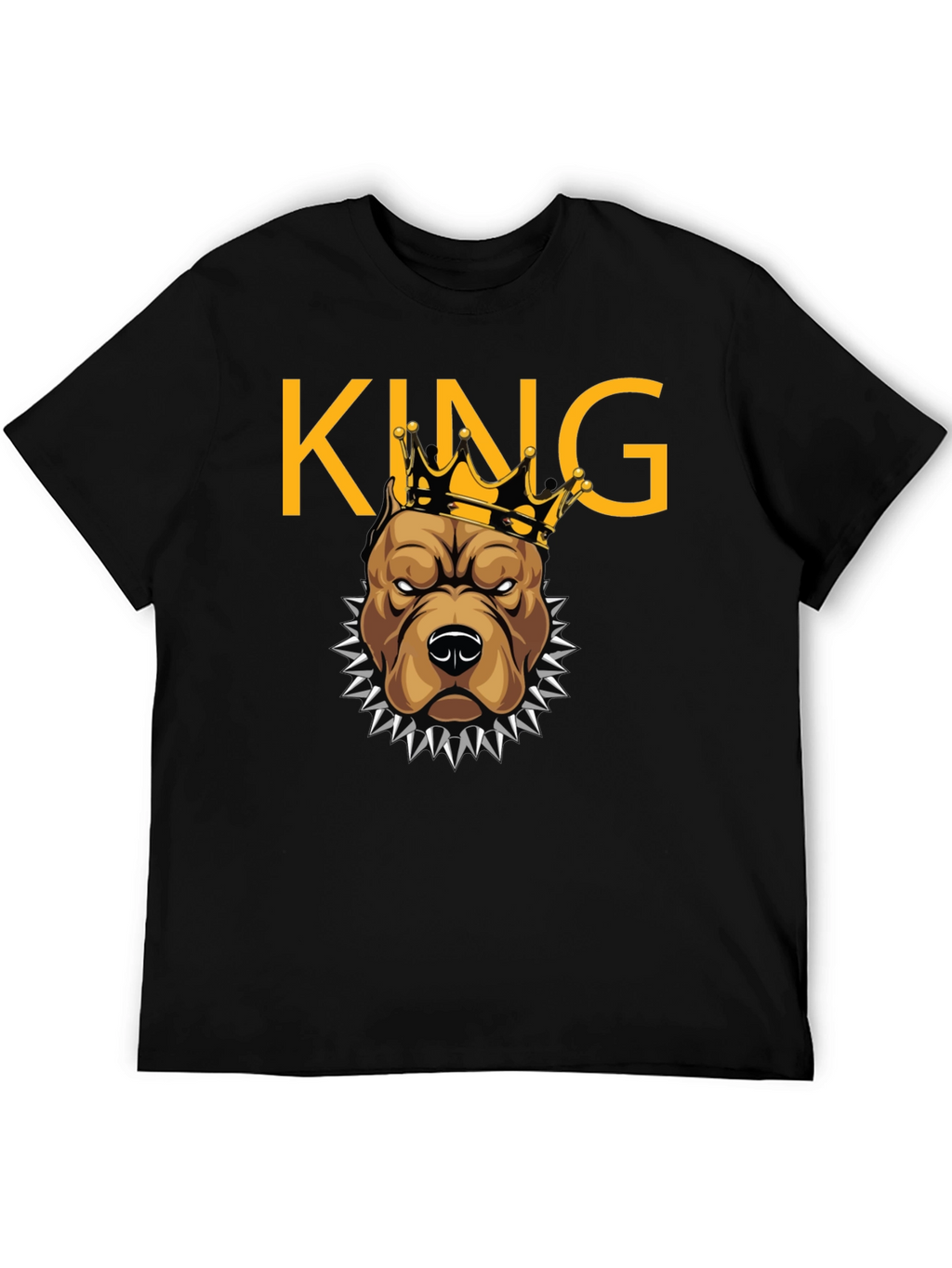 King Pitbull Crown Graphic T-Shirt