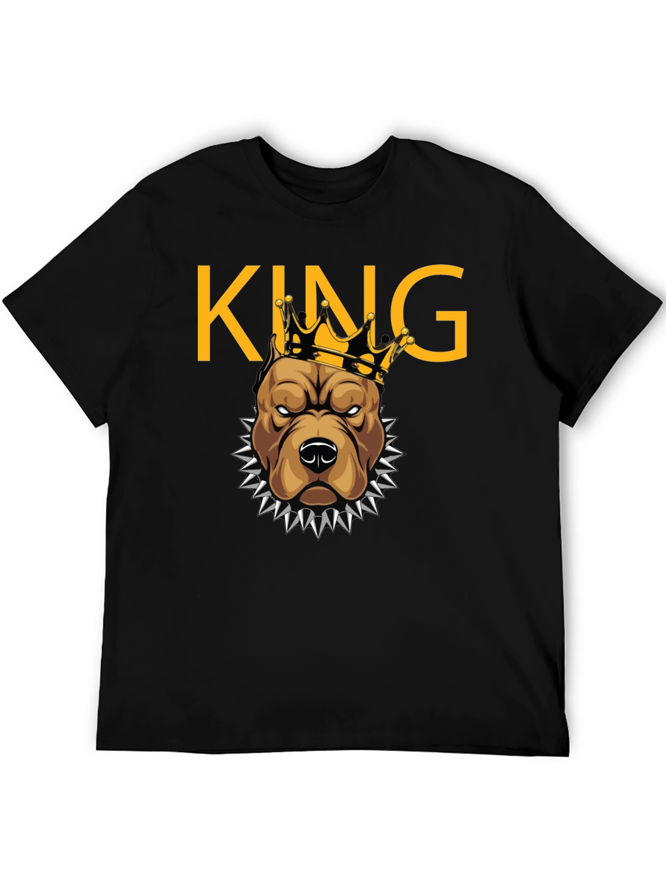 King Pitbull Crown Graphic T-Shirt