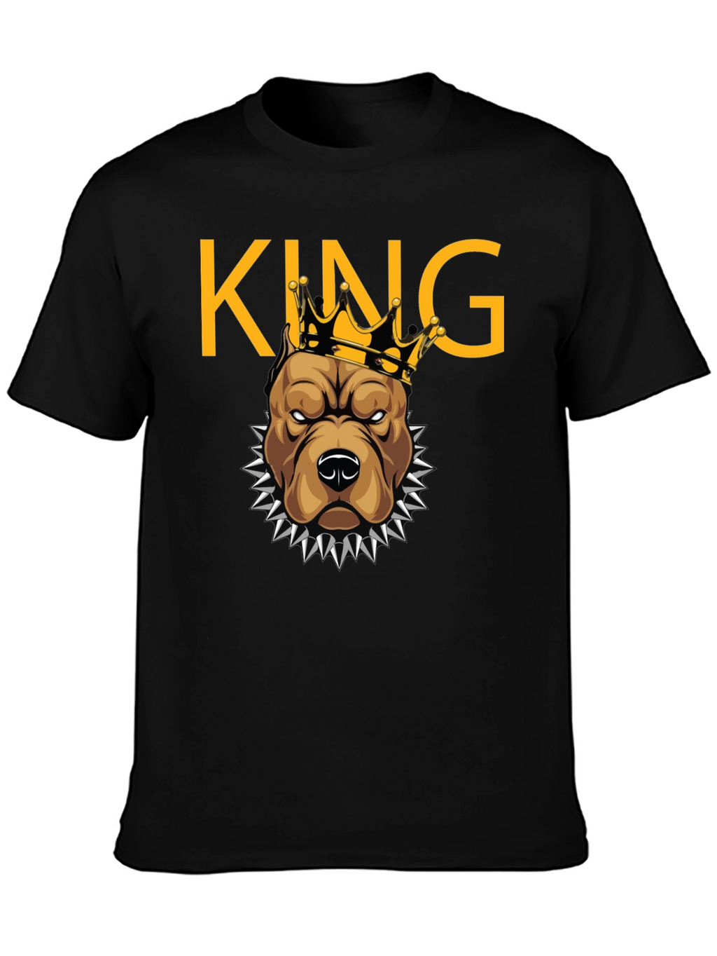 King Pitbull Crown Graphic T-Shirt