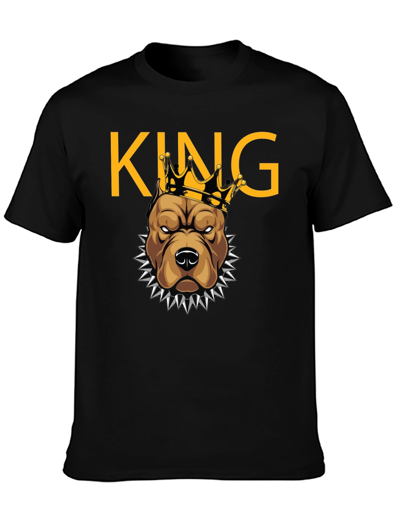 King Pitbull Crown Graphic T-Shirt