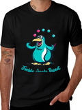 Juggling Penguin Graphic Tee