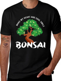 Bonsai Heart & Soul Smile Graphic T-Shirt