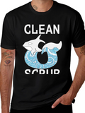 Clean & Scrub Orca Graphic Tee