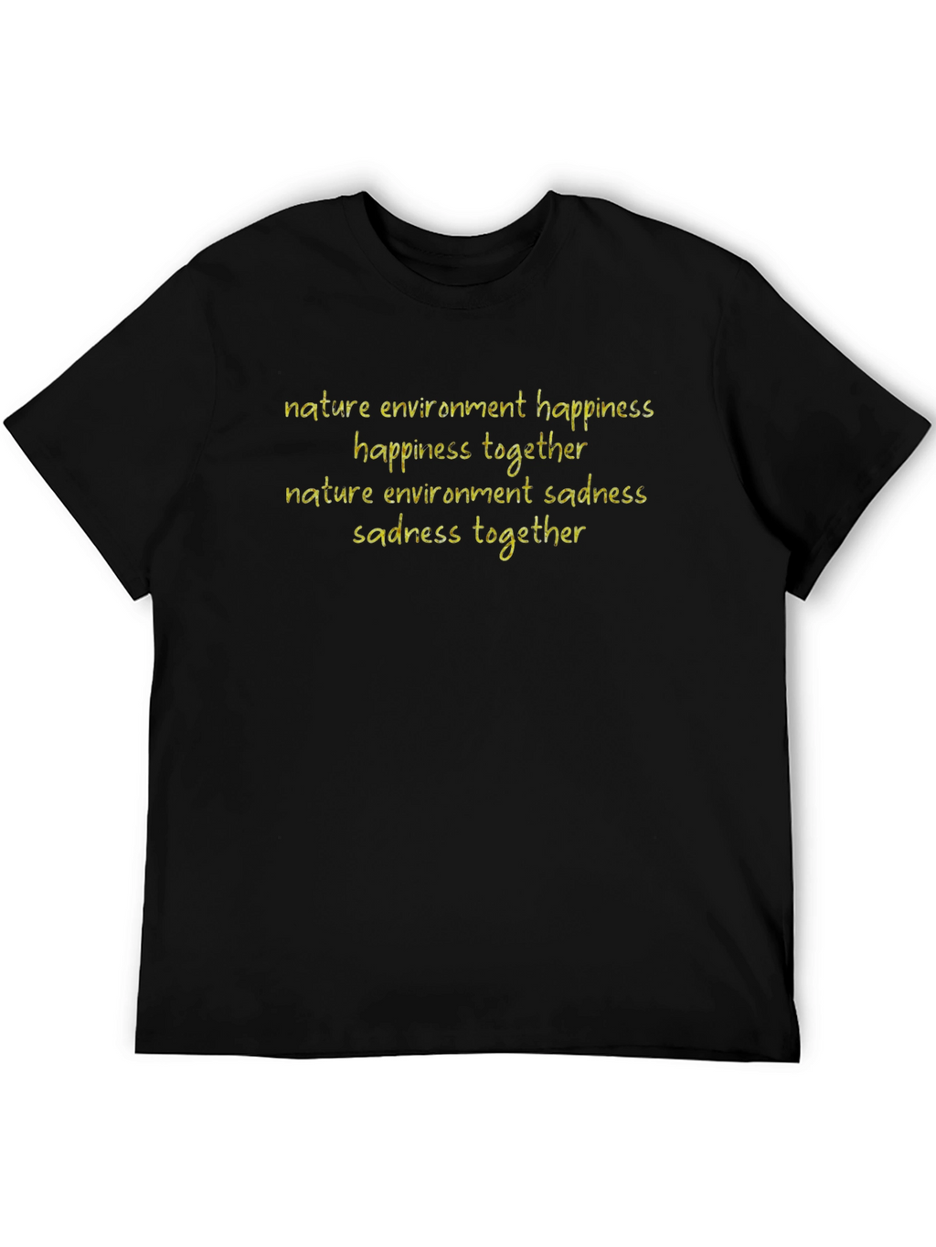Nature & Emotions Black T-Shirt