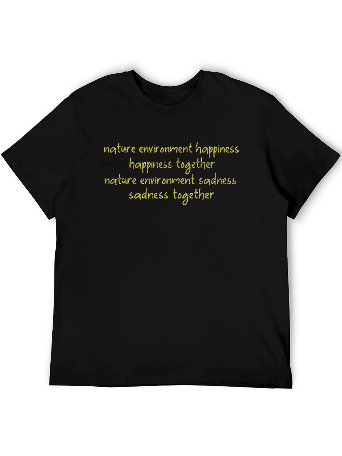 Nature & Emotions Black T-Shirt