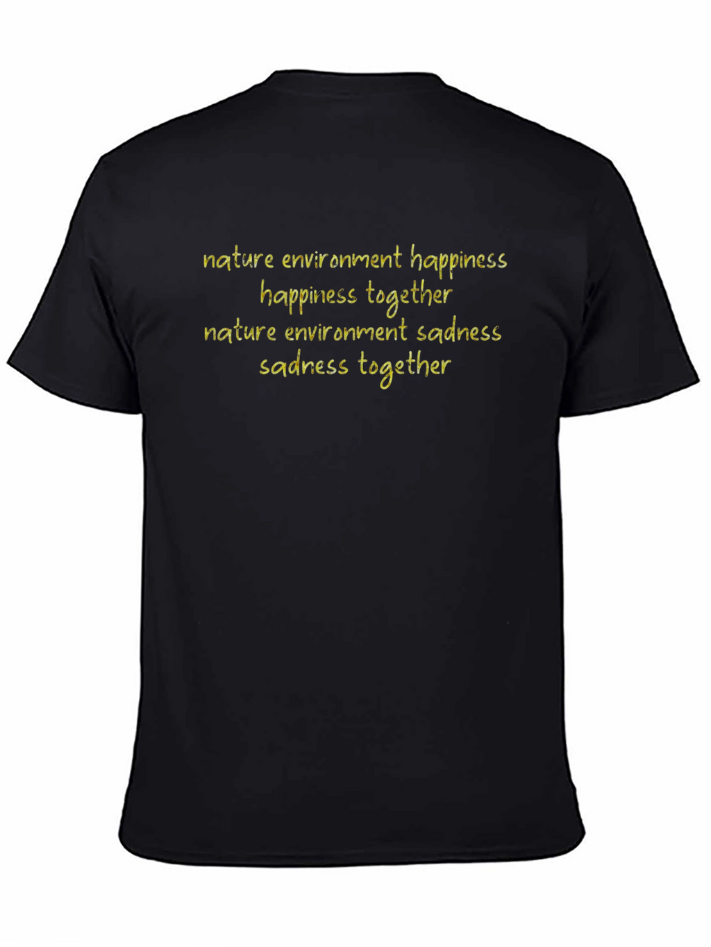 Nature & Emotions Black T-Shirt