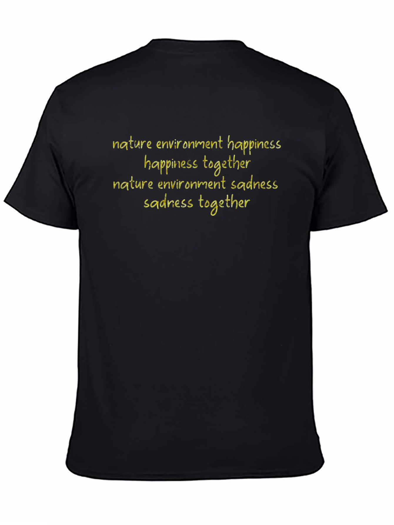 Nature & Emotions Black T-Shirt