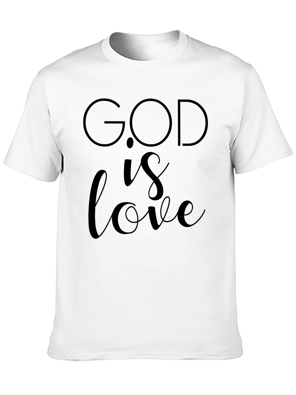 God is Love Graphic Tee - Stylish Christian Apparel