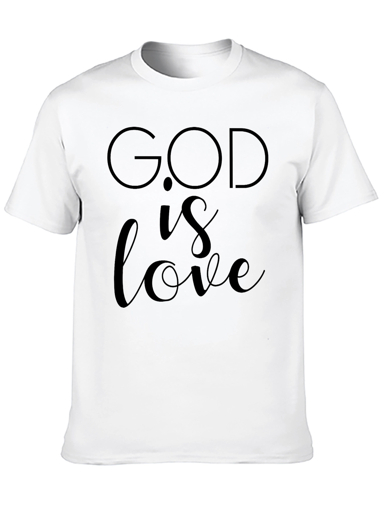 God is Love Graphic Tee - Stylish Christian Apparel