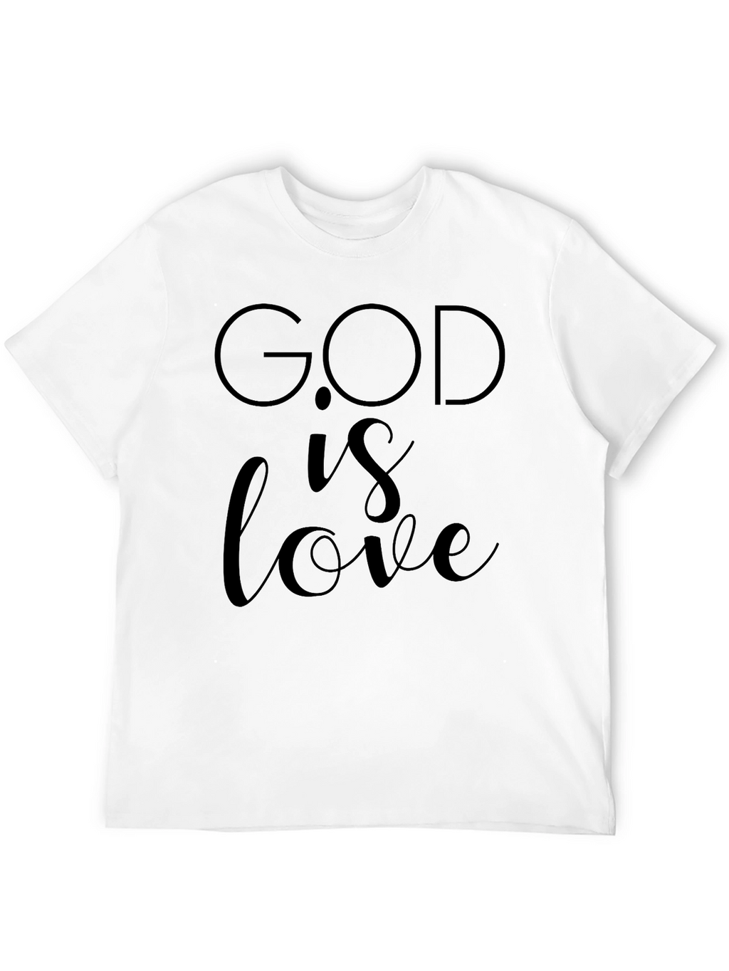 God is Love Graphic Tee - Stylish Christian Apparel