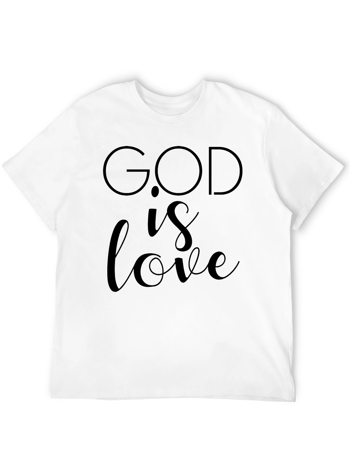 God is Love Graphic Tee - Stylish Christian Apparel