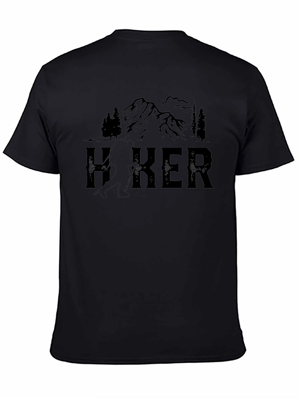 Hiker Mountain Graphic Tee - Outdoor Adventure Shirt