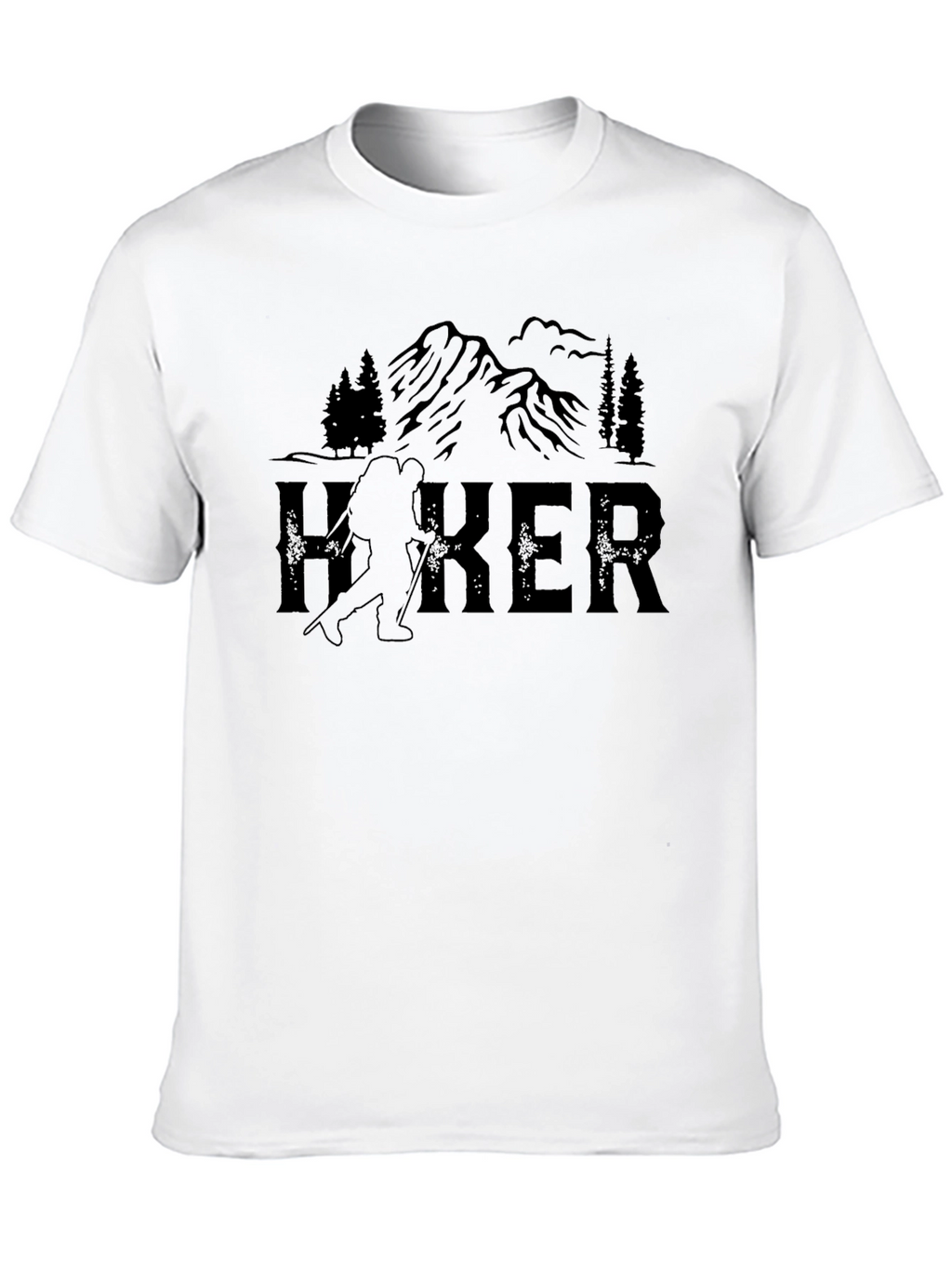 Hiker Mountain Graphic Tee - Outdoor Adventure Shirt